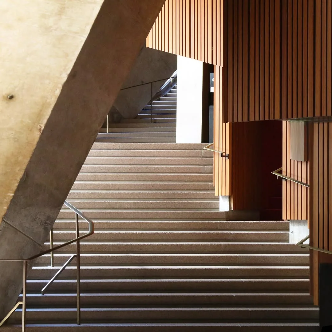 Inside the Sydney Opera House.