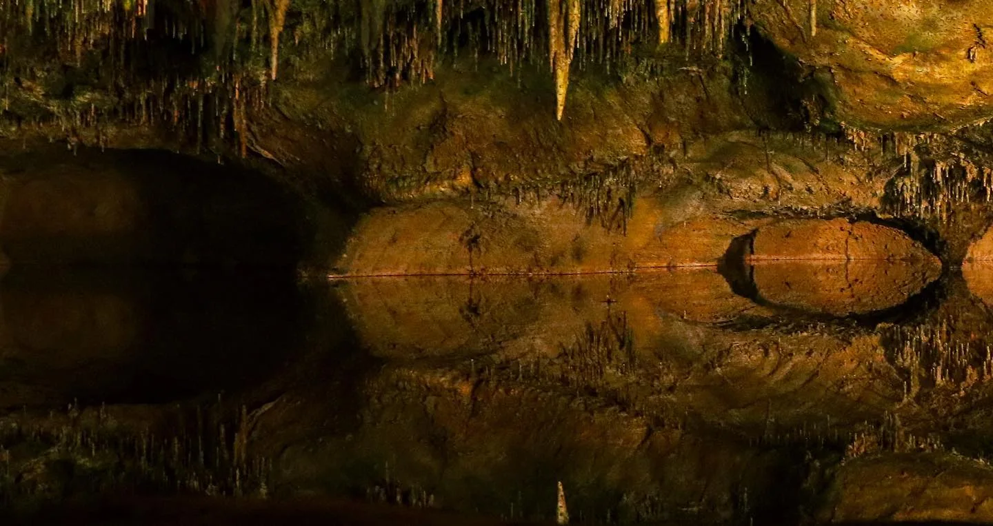 Photo by James F. O'Brien in Luray Caverns Luray Virginia.