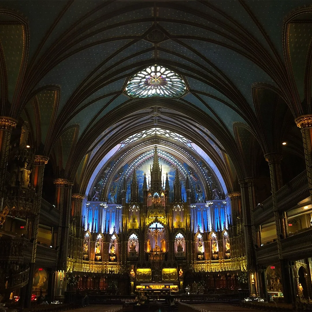 Photo by James F. O'Brien in Notre-Dame Basilica of Montreal Basilique Notre-Dame De Montréal.