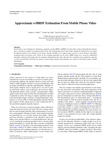 Approximate svBRDF Estimation From Mobile Phone Video thumbnail