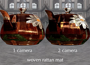 Supplemental video file with rendered images thumbnail
