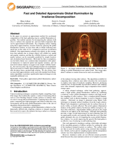 Fast and Detailed Approximate Global Illumination by Irradiance Decomposition thumbnail