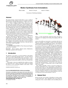 Motion Synthesis from Annotations thumbnail