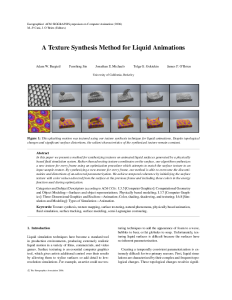A Texture Synthesis Method for Liquid Animations thumbnail