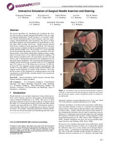 Interactive Simulation of Surgical Needle Insertion and Steering thumbnail