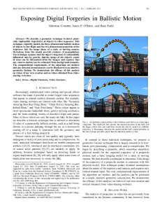 Exposing Digital Forgeries in Ballistic Motion thumbnail