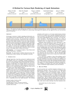 A Method for Cartoon-Style Rendering of Liquid Animations thumbnail