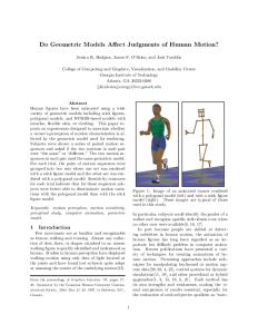 Do Geometric Models Affect Judgments of Human Motion? thumbnail