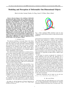 Modeling and Perception of Deformable One-Dimensional Objects thumbnail
