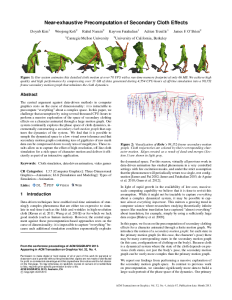 Near-exhaustive Precomputation of Secondary Cloth Effects thumbnail