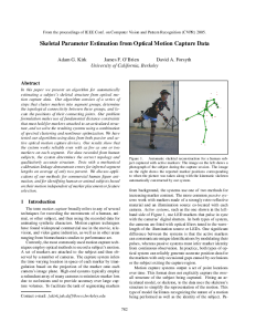 Skeletal Parameter Estimation from Optical Motion Capture Data thumbnail