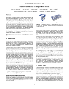 Interactive Detailed Cutting of Thin Sheets thumbnail