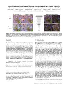 Optimal Presentation of Imagery with Focus Cues on Multi-Plane Displays thumbnail