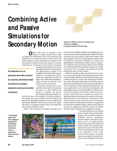 Combining Active and Passive Simulations for Secondary Motion thumbnail