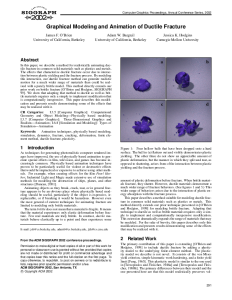 Graphical Modeling and Animation of Ductile Fracture thumbnail