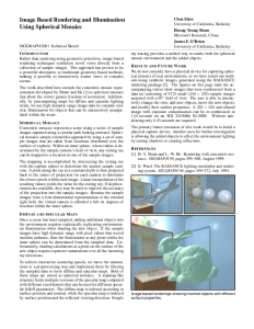 Image Based Rendering and Illumination Using Spherical Mosaics thumbnail